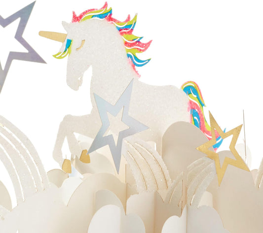 Hallmark Signature Paper Wonder Pop Up Birthday Card (Unicorn, You are Magical)