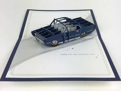 Hallmark Signature Paper Wonder Pop Up Birthday Card (Classic Car, Amazing Ride)