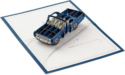 Hallmark Signature Paper Wonder Pop Up Birthday Card (Classic Car, Amazing Ride)