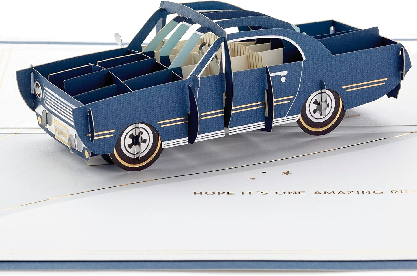 Hallmark Signature Paper Wonder Pop Up Birthday Card (Classic Car, Amazing Ride)