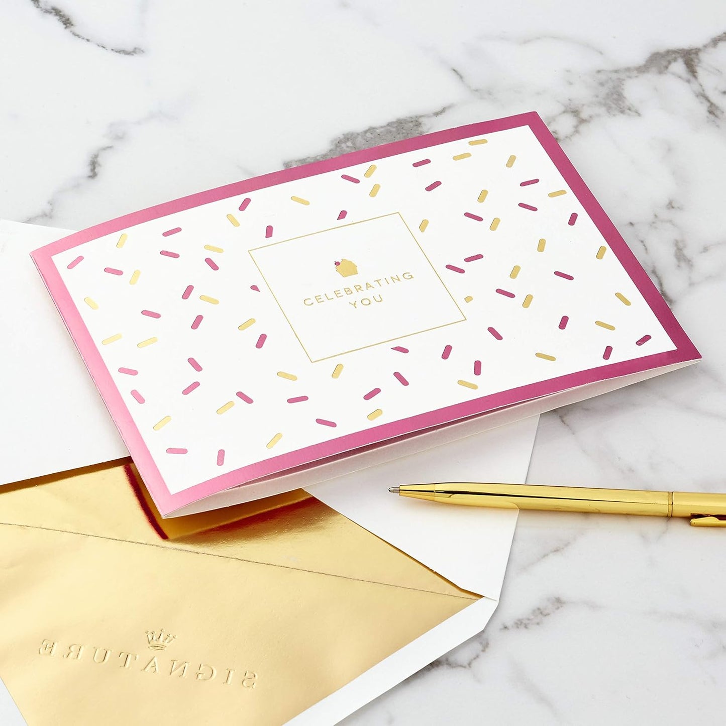 Hallmark Signature Paper Wonder Pop Up Birthday Card (Cupcake, Sweet Day)