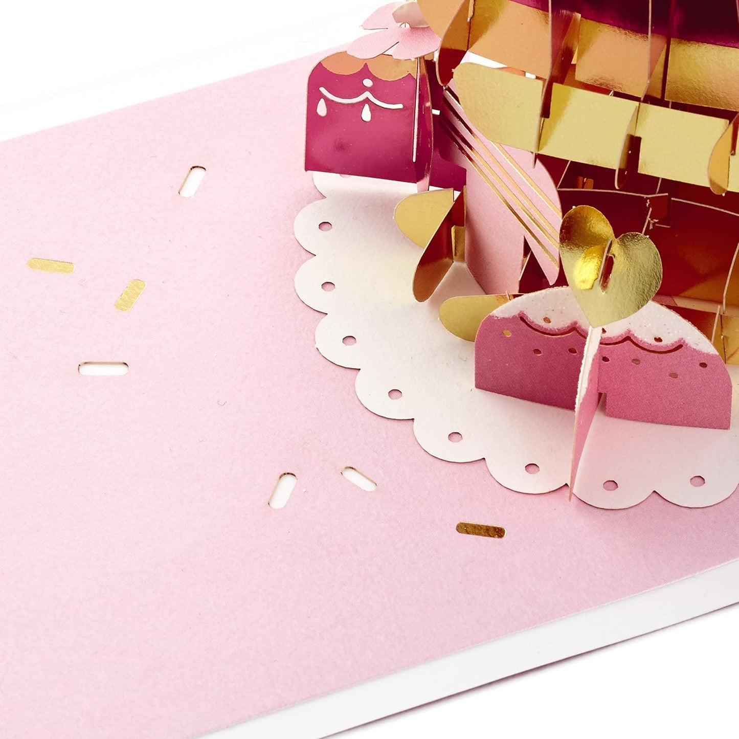 Hallmark Signature Paper Wonder Pop Up Birthday Card (Cupcake, Sweet Day)