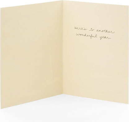 Hallmark Signature Anniversary Greeting Card (Toasting Glasses)