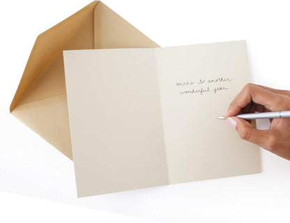 Hallmark Signature Anniversary Greeting Card (Toasting Glasses)