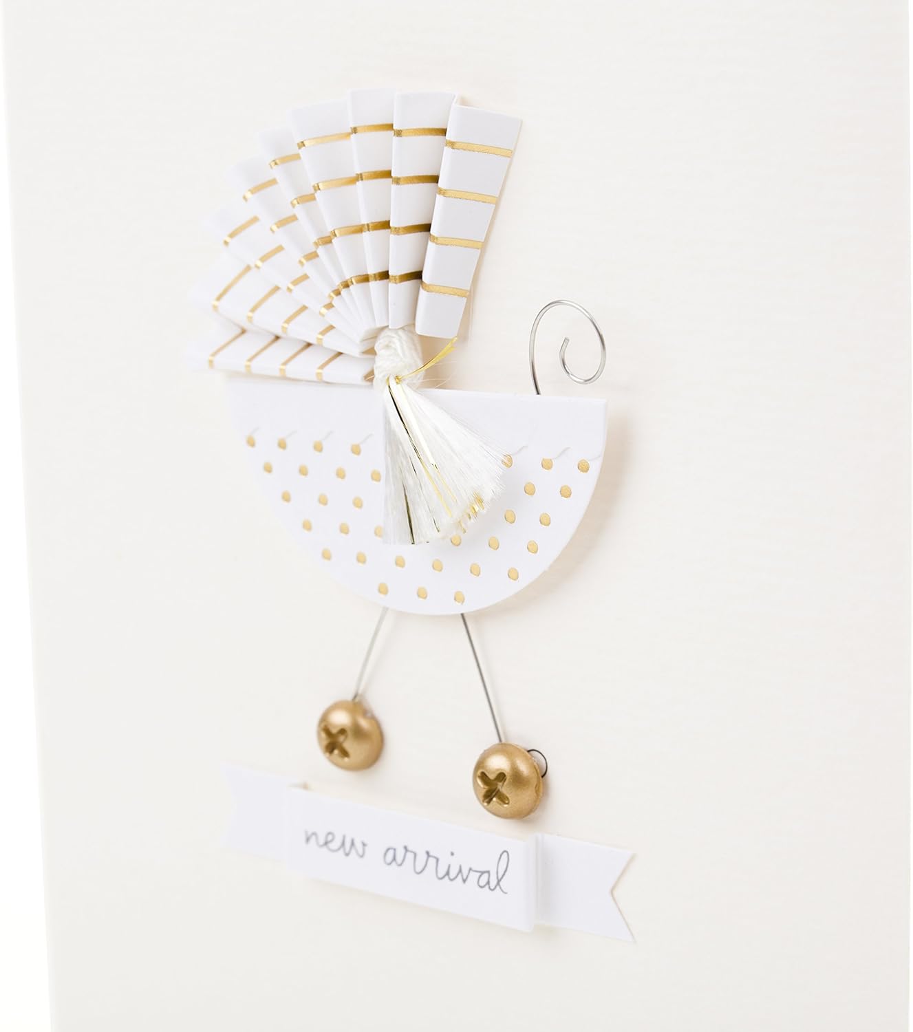 Hallmark Signature Congratulations Greeting Card for New Baby (Stroller)