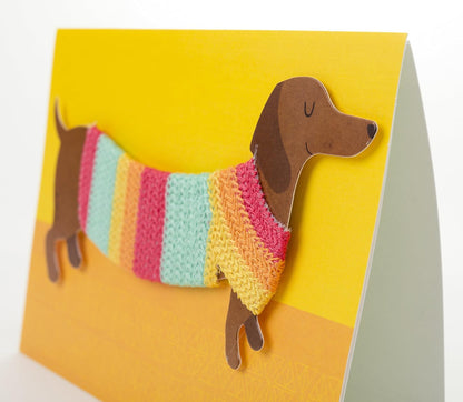 Hallmark Signature Birthday Greeting Card (Dog in Sweater)