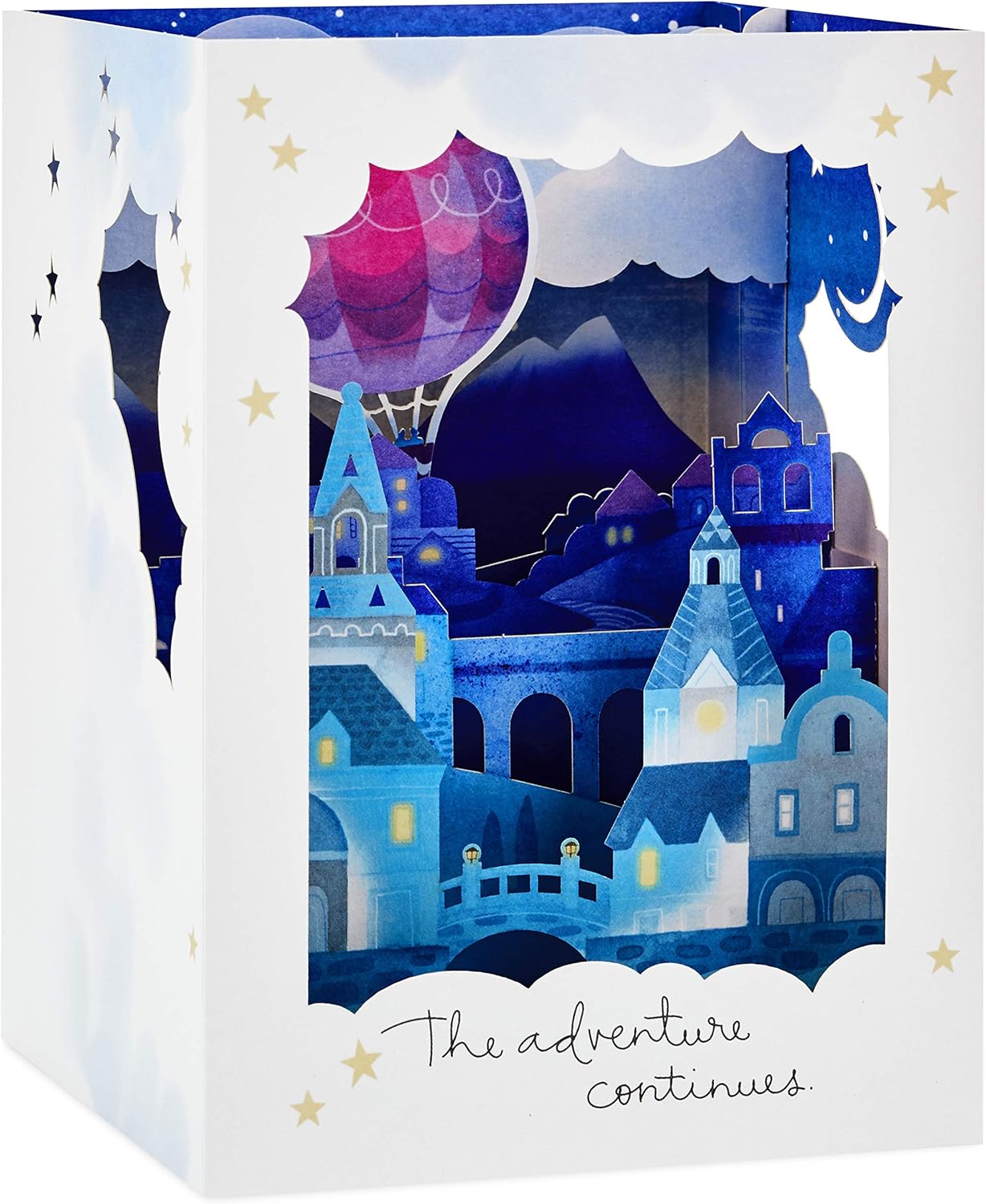 Hallmark Paper Wonder Displayable Pop Up Anniversary Card (Adventure Continues)