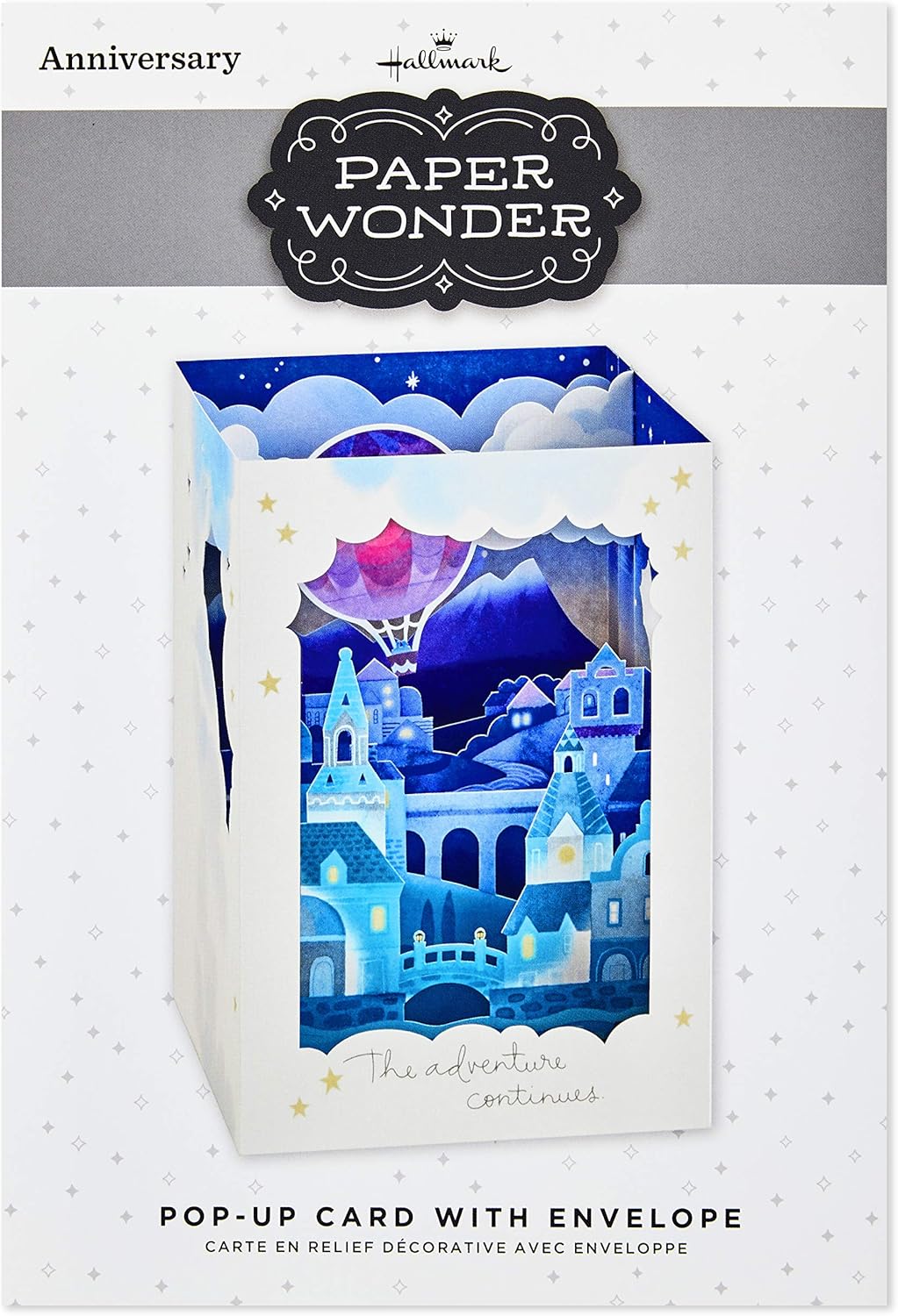Hallmark Paper Wonder Displayable Pop Up Anniversary Card (Adventure Continues)