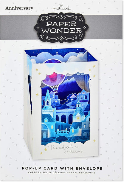 Hallmark Paper Wonder Displayable Pop Up Anniversary Card (Adventure Continues)