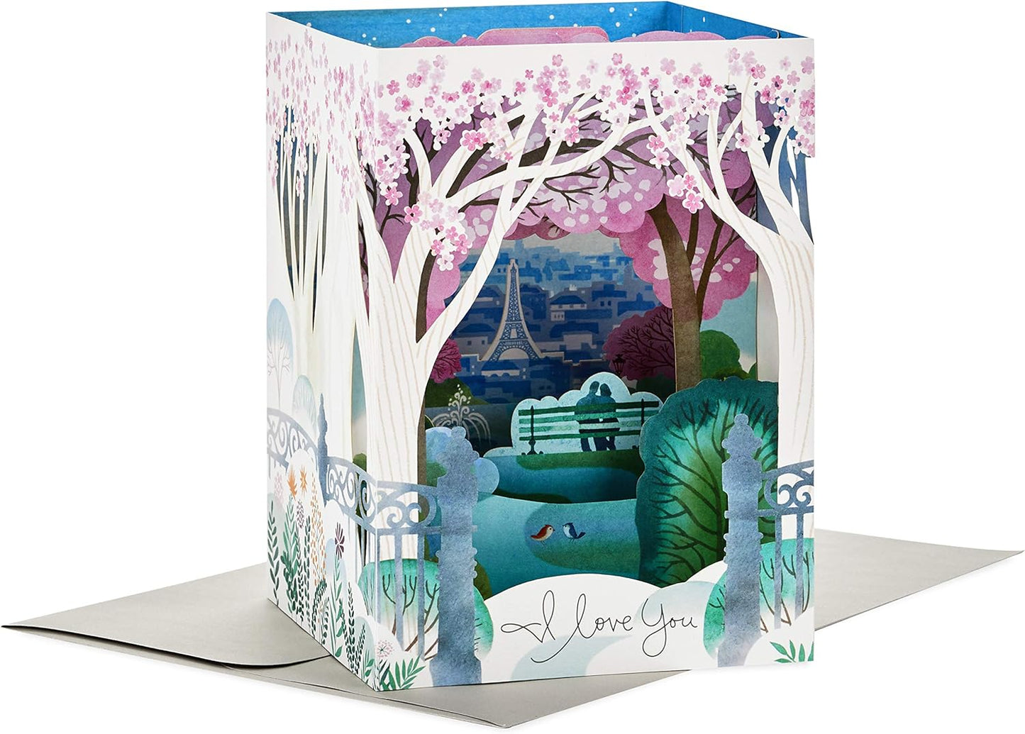Hallmark Paper Wonder Displayable Pop Up Anniversary Card (Paris)