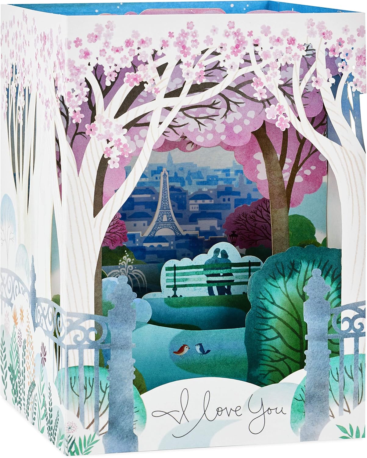 Hallmark Paper Wonder Displayable Pop Up Anniversary Card (Paris)