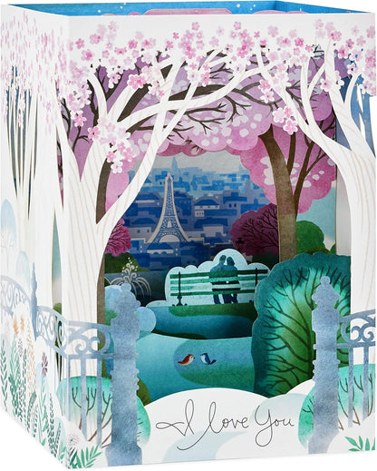 Hallmark Paper Wonder Displayable Pop Up Anniversary Card (Paris)