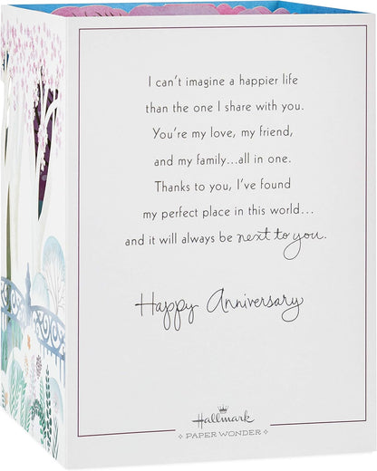Hallmark Paper Wonder Displayable Pop Up Anniversary Card (Paris)