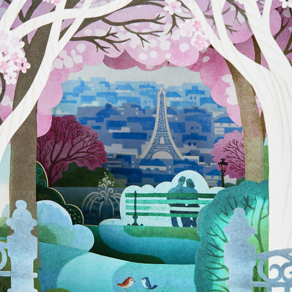 Hallmark Paper Wonder Displayable Pop Up Anniversary Card (Paris)