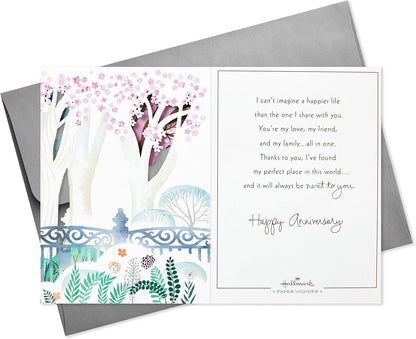 Hallmark Paper Wonder Displayable Pop Up Anniversary Card (Paris)