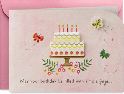 Hallmark Paper Wonder Paper Craft Birthday Card (Happy Surprises)