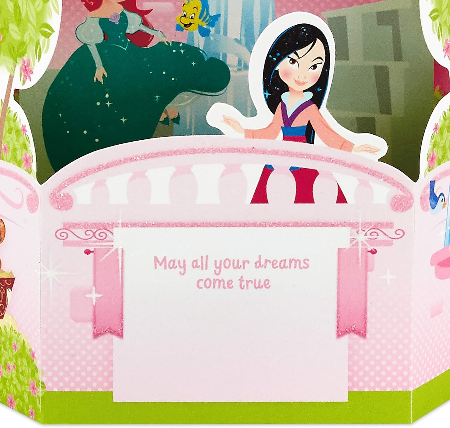 Hallmark Paper Wonder Pop Up Birthday Card for Kids (Disney Princess Castle)
