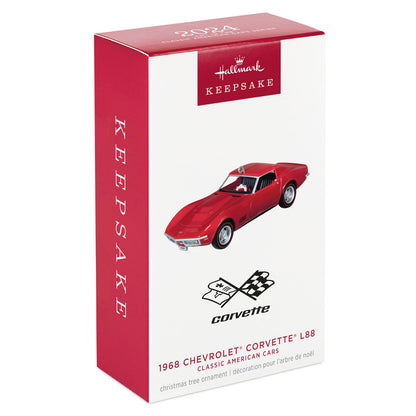 Classic American Cars 1968 Chevrolet® Corvette® L88 (Metal) — Hallmark Keepsake Christmas Ornament