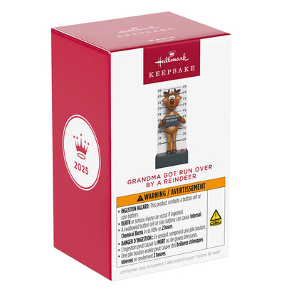 Grandma Got Run Over By a Reindeer Musical Ornament — 2025 Hallmark Keepsake Christmas Ornament