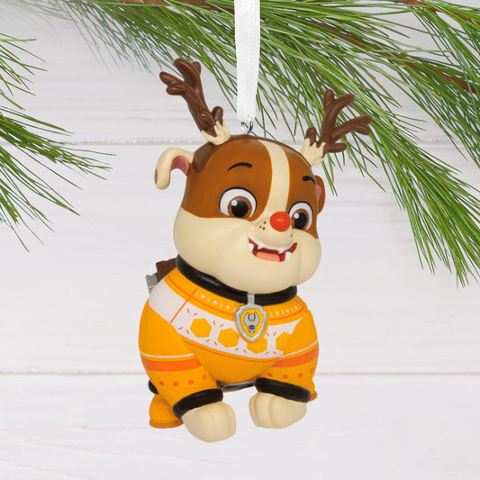 A Paw Patrol Christmas Holiday Rubble - Hallmark Christmas Ornament