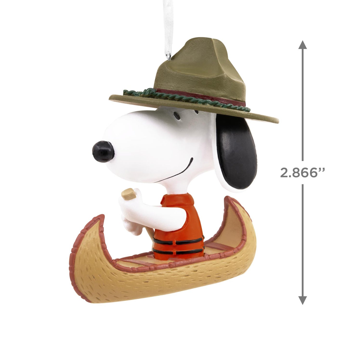 Peanuts® Snoopy in Canoe - Hallmark Christmas Ornament