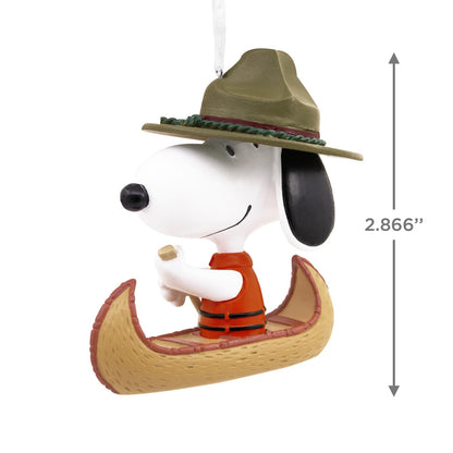 Peanuts® Snoopy in Canoe - Hallmark Christmas Ornament