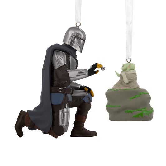 Star Wars™: The Mandalorian™ and Grogu™, Set of 2 - Hallmark Christmas Ornament