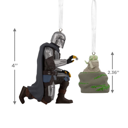 Star Wars™: The Mandalorian™ and Grogu™, Set of 2 - Hallmark Christmas Ornament