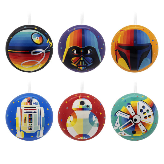 Star Wars™, Tin Ball, Set of 12 - Hallmark Christmas Ornament