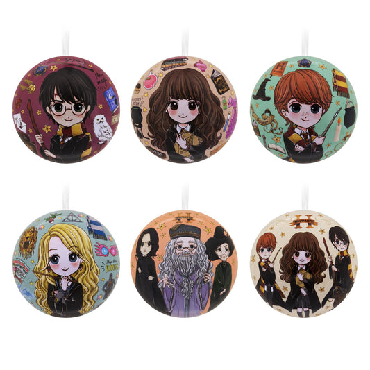 Harry Potter, Tin Ball, Set of 12 - Hallmark Christmas Ornament