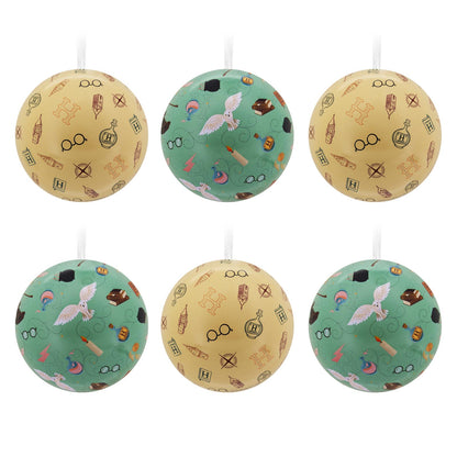 Harry Potter, Tin Ball, Set of 12 - Hallmark Christmas Ornament