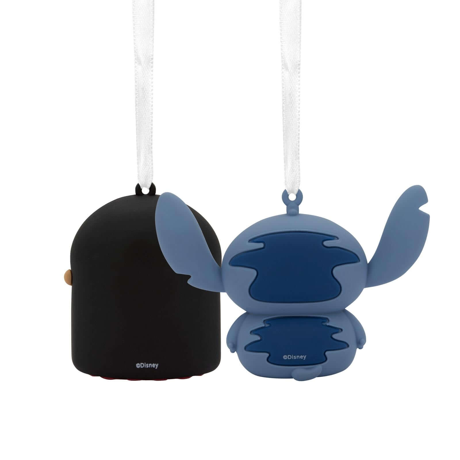 Better Together Disney Lilo & Stitch Magnetic, Set of 2 - Hallmark Christmas Ornament, close-up of Lilo and Stitch character designs