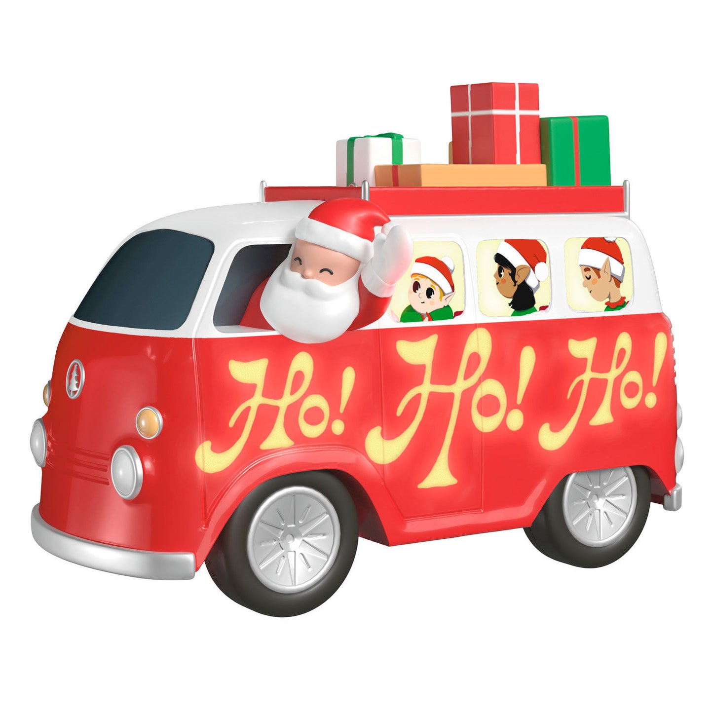 Here Comes Santa Claus Musical Ornament With Light — 2025 Hallmark Keepsake Christmas Ornament