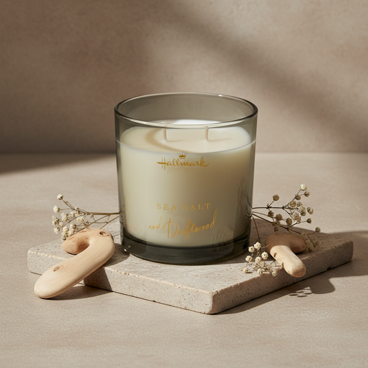 Hallmark Essential Oil Australian Soy Wax Candle - Sea Salt & Driftwood