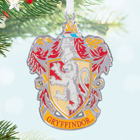 Harry Potter™ Hogwarts™ House Crest Metal Ornaments, Set of 4 — Hallmark Keepsake Christmas Ornaments