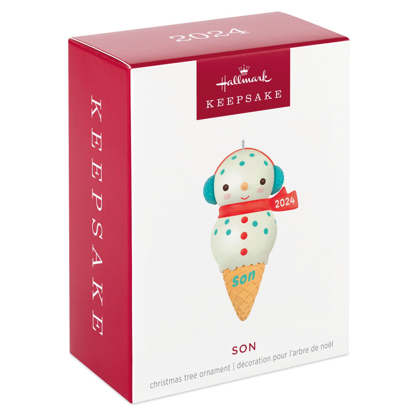 Son Snowman Ice Cream Cone — Hallmark Keepsake Christmas Ornament