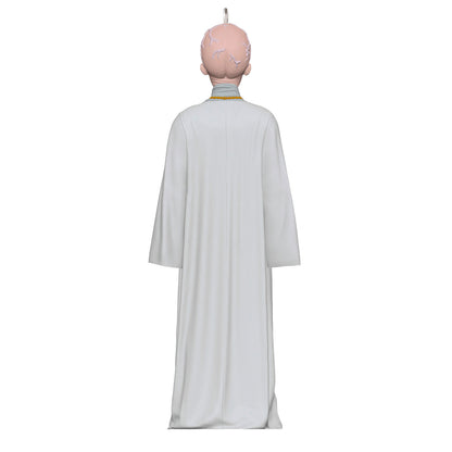 Star Trek™ The Keeper — Hallmark Keepsake Christmas Ornament, rear view, featuring detailed white robe and head design.
