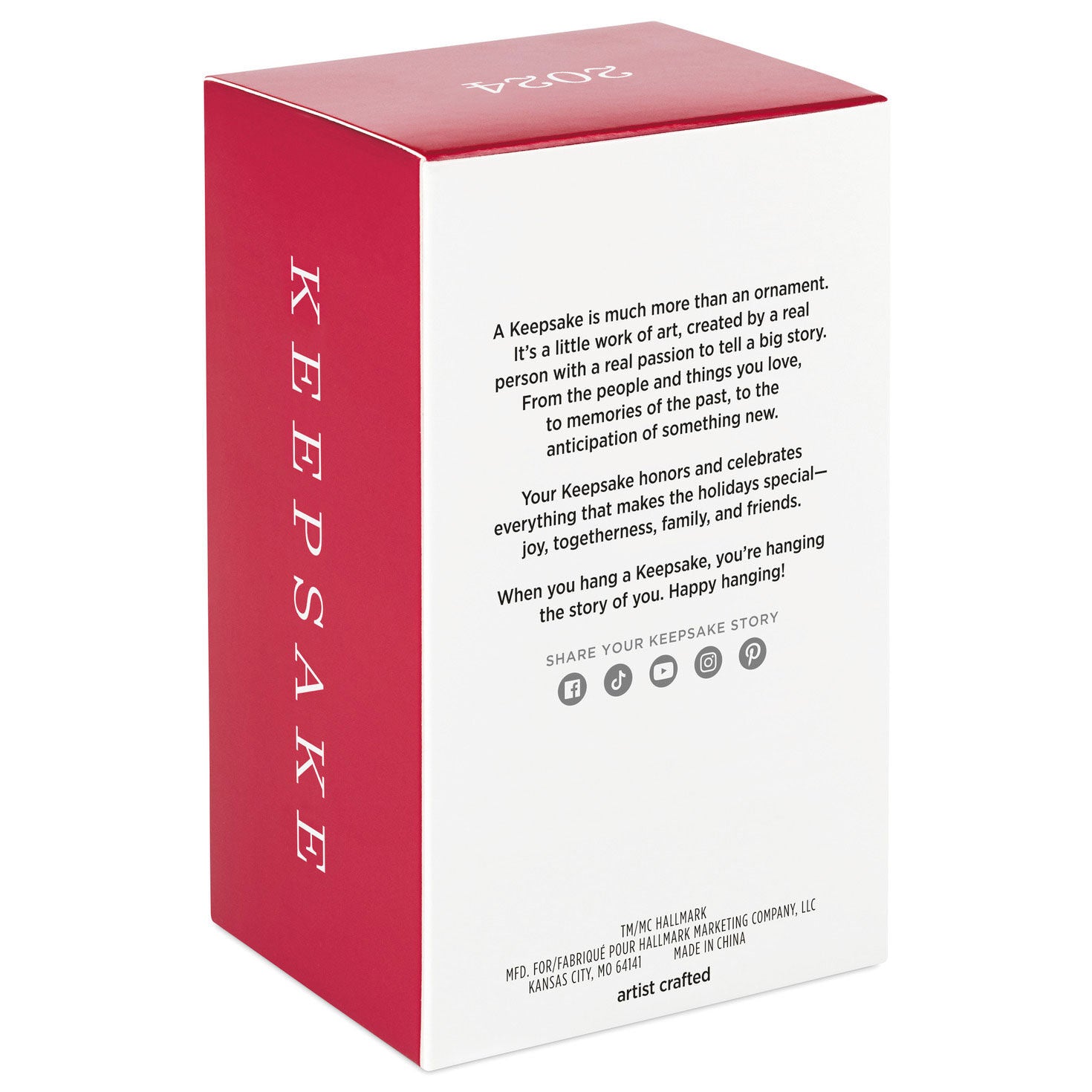 Star Trek™: The Next Generation Dr. Beverly Crusher — Hallmark Keepsake Christmas Ornament packaging view, red and cream box showcasing product details.