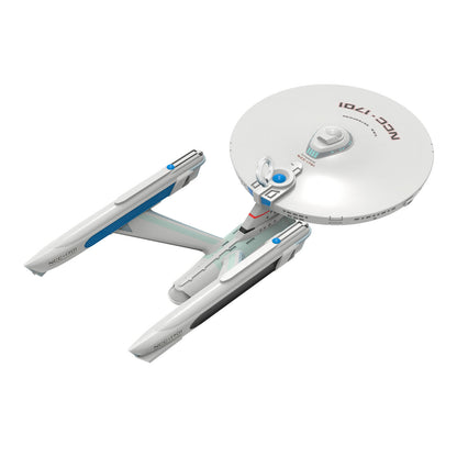 Star Trek™: The Motion Picture U.S.S. Enterprise NCC-1701 Refit (Miniature) — Hallmark Keepsake Christmas Ornament, detailed top view.