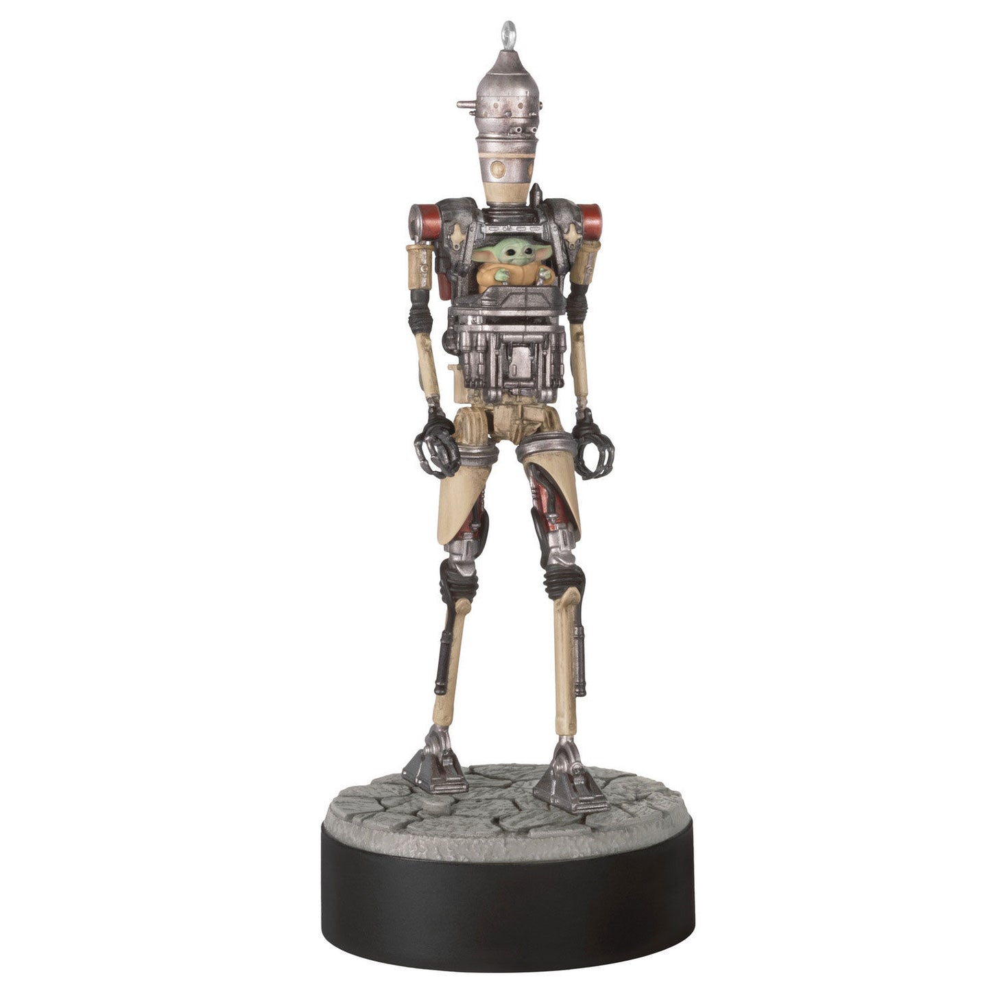 Star Wars™: The Mandalorian™ Grogu™ Operating IG-12™ Ornament With Sound — 2025 Hallmark Keepsake Christmas Ornament