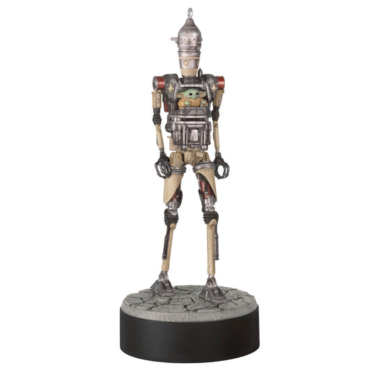 Star Wars™: The Mandalorian™ Grogu™ Operating IG-12™ Ornament With Sound — 2025 Hallmark Keepsake Christmas Ornament