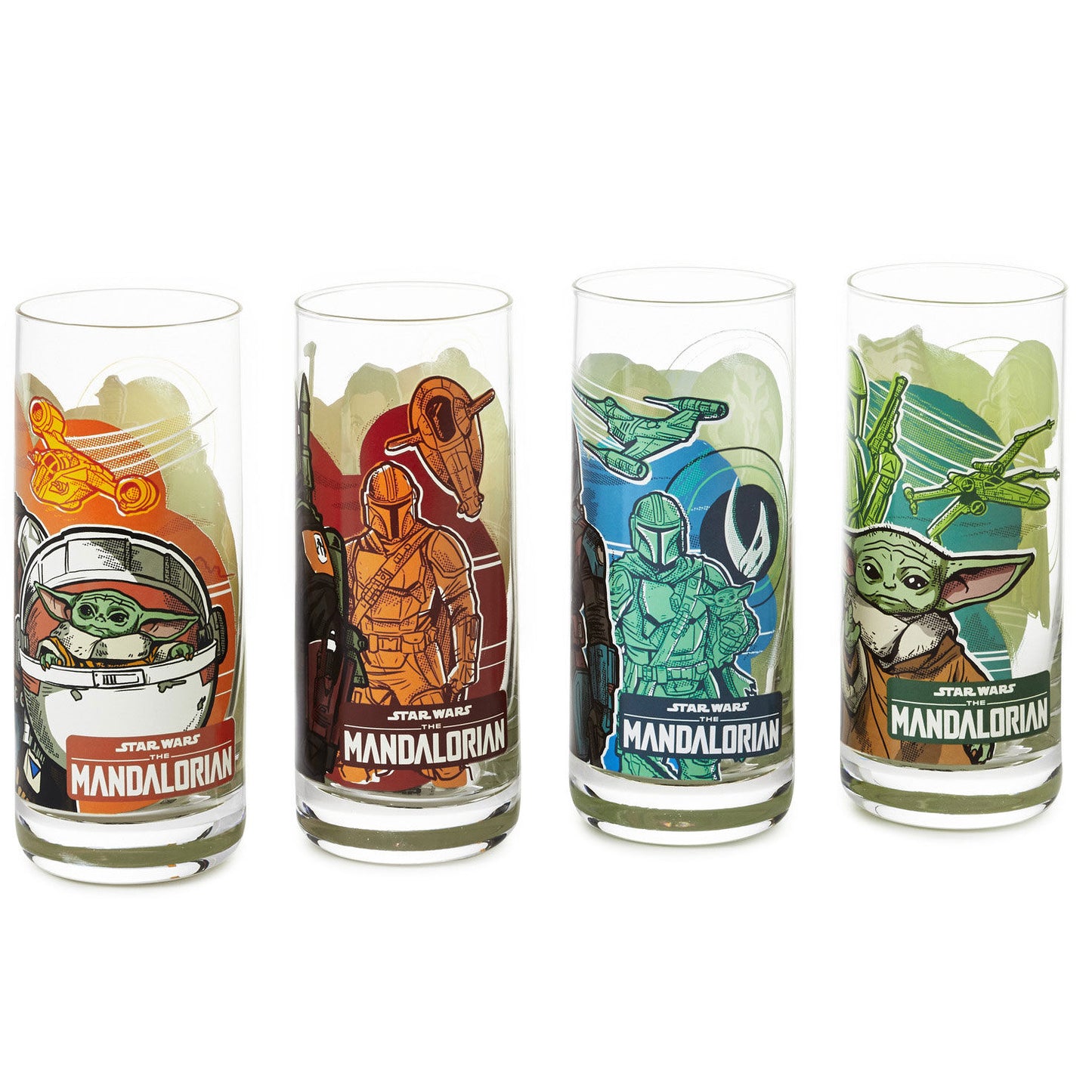 Star Wars™: The Mandalorian™ Drinking Glasses, Set of 4