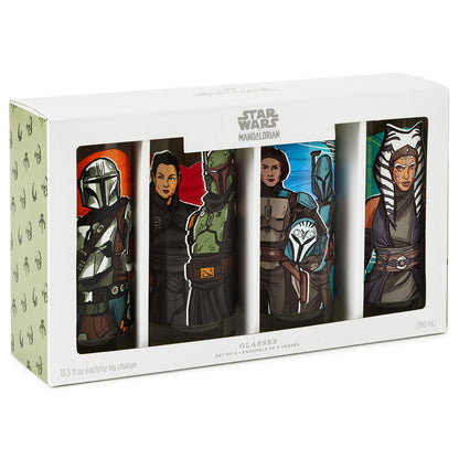 Star Wars™: The Mandalorian™ Drinking Glasses, Set of 4