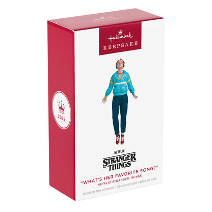 Netflix Stranger Things, "What's Her Favourite Song?" — 2025 Hallmark Keepsake Christmas Ornament