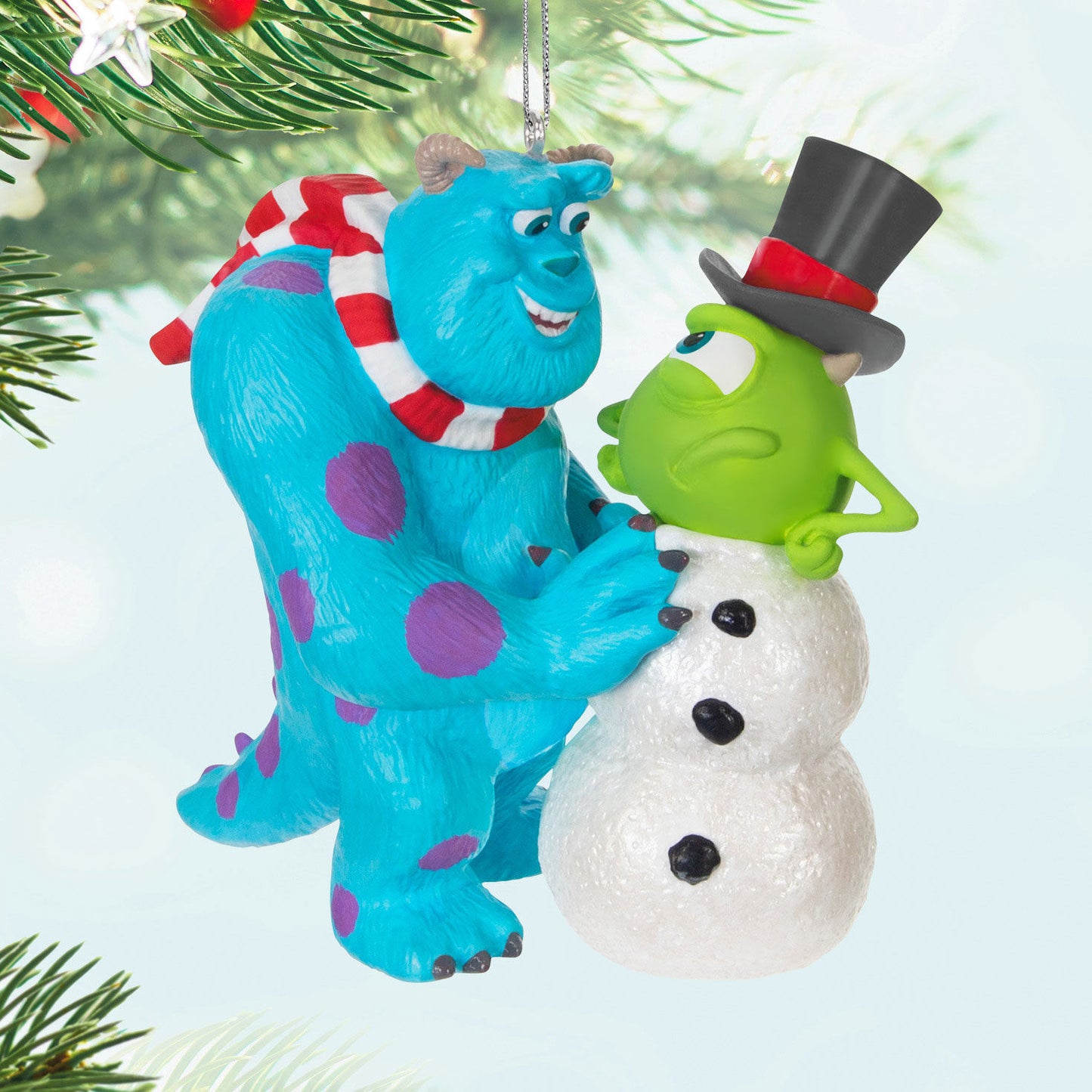 Disney and Pixar Monsters, Inc. Sulley Builds a Snow-Mike — Hallmark Keepsake Christmas Ornament