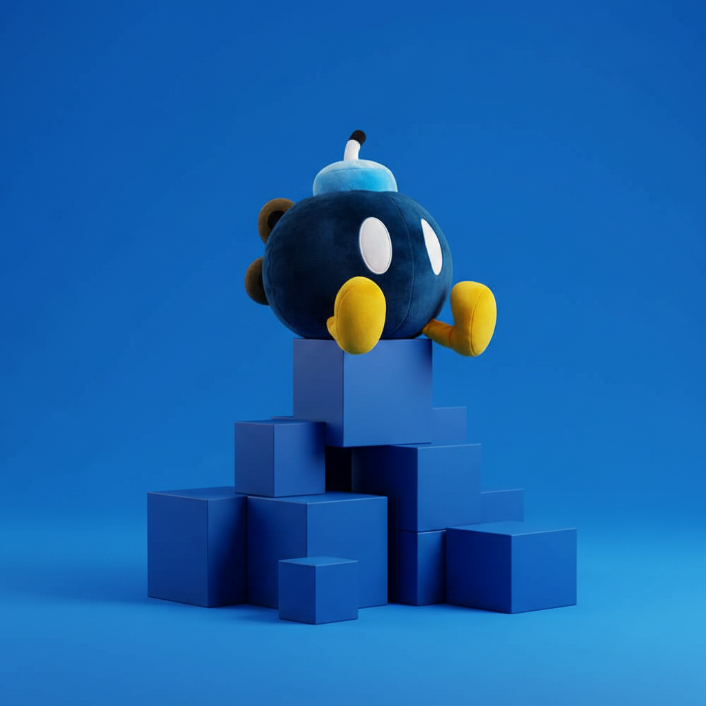 Nintendo Super Mario Bob-omb Mega Mocchi Mocchi