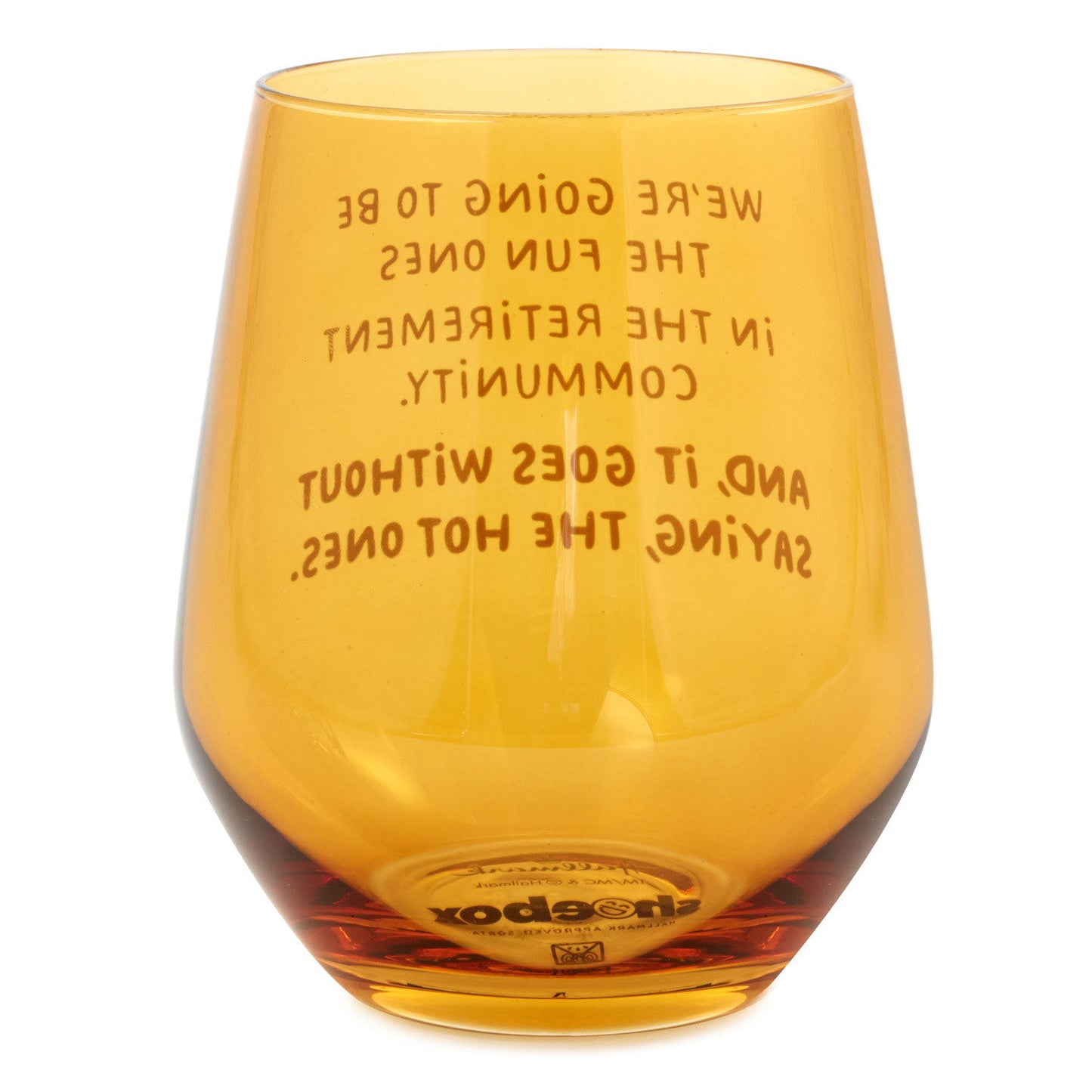 The Hot Ones Funny Stemless Wine Glass, 15.5 oz.