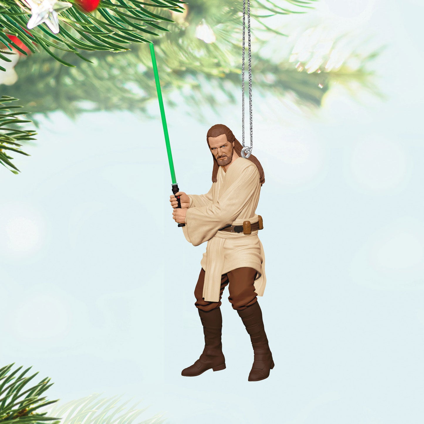 Star Wars™: The Phantom Menace™ 25th Anniversary, Qui-Gon Jinn™ — Hallmark Keepsake Christmas Ornament