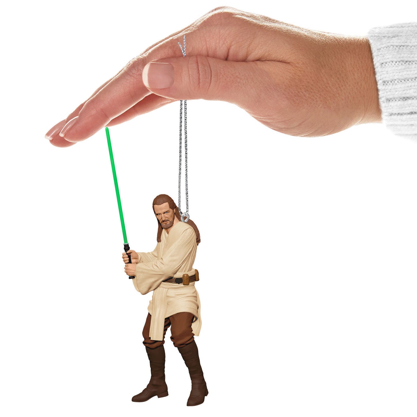 Star Wars™: The Phantom Menace™ 25th Anniversary, Qui-Gon Jinn™ — Hallmark Keepsake Christmas Ornament