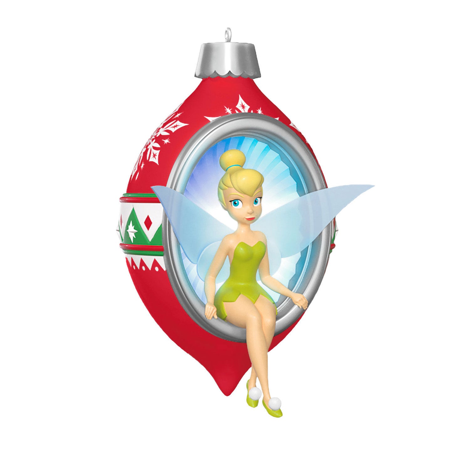 Disney Tinker Bell Trimming the Tree With Tink & Light — 2025 Hallmark Keepsake Christmas Ornament